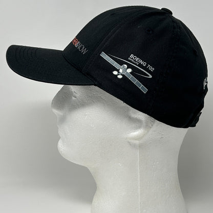 Boeing Syncom 702 Satellites Hat Baseball Cap Space Then and Now Strapback Black