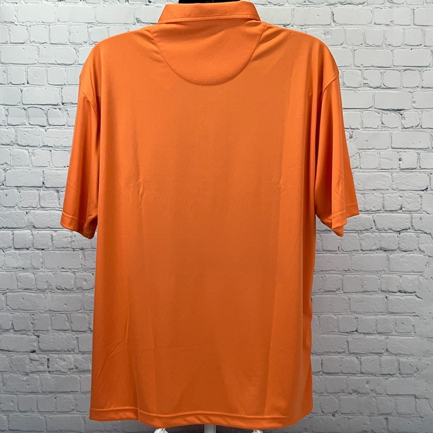 Horn Legend Highlands Invitational Golf Performance Polo Shirt XL X-Large Orange