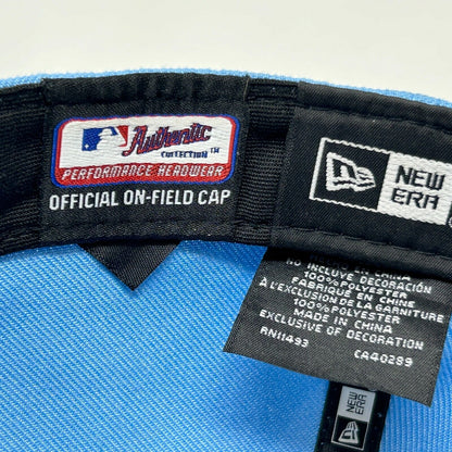 德州游骑兵棒球帽 浅蓝色 New Era 59Fifty MLB 合身 7 1/4