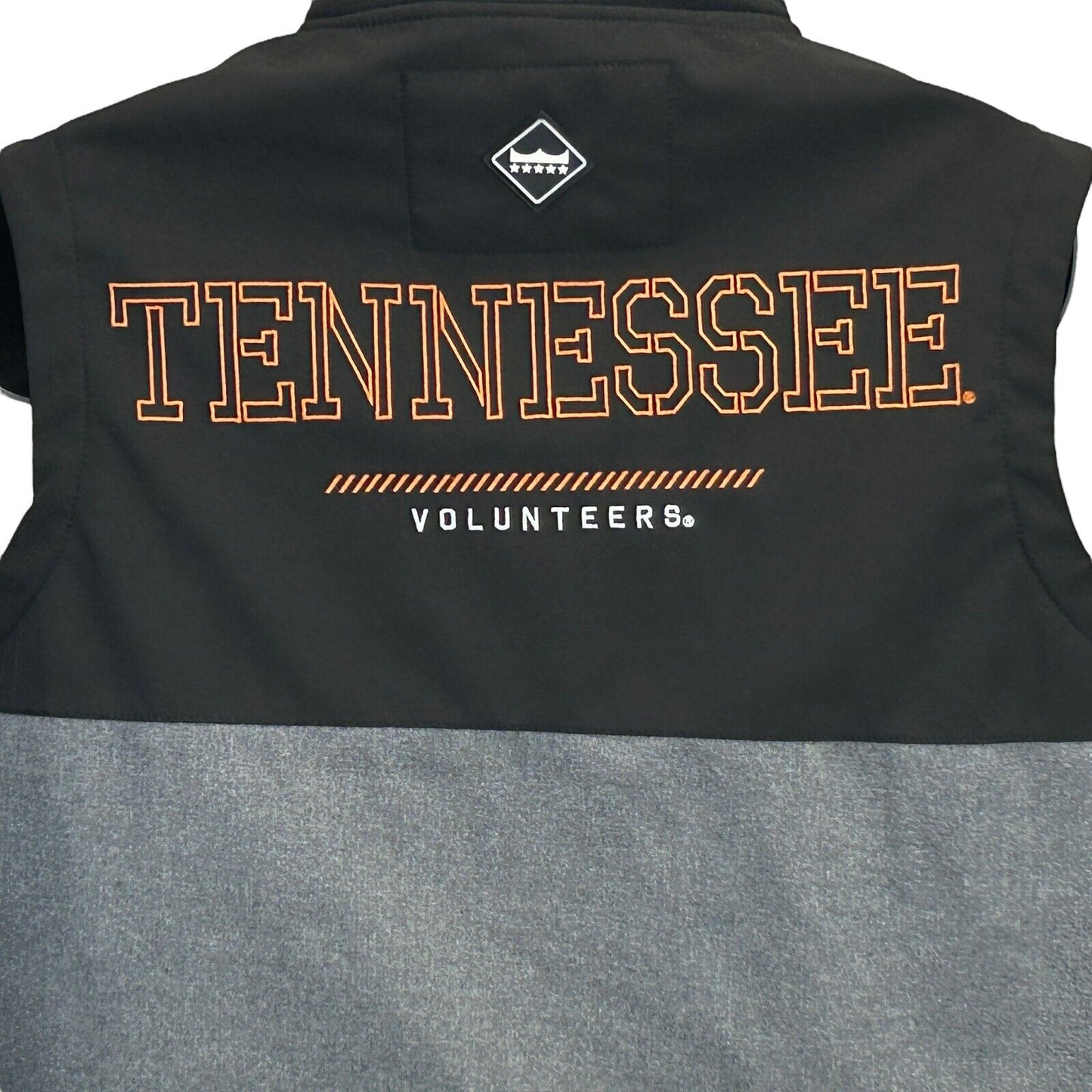 University Of Tennessee Volunteers Vest Jacket NCAA Franchise Club Gray Small