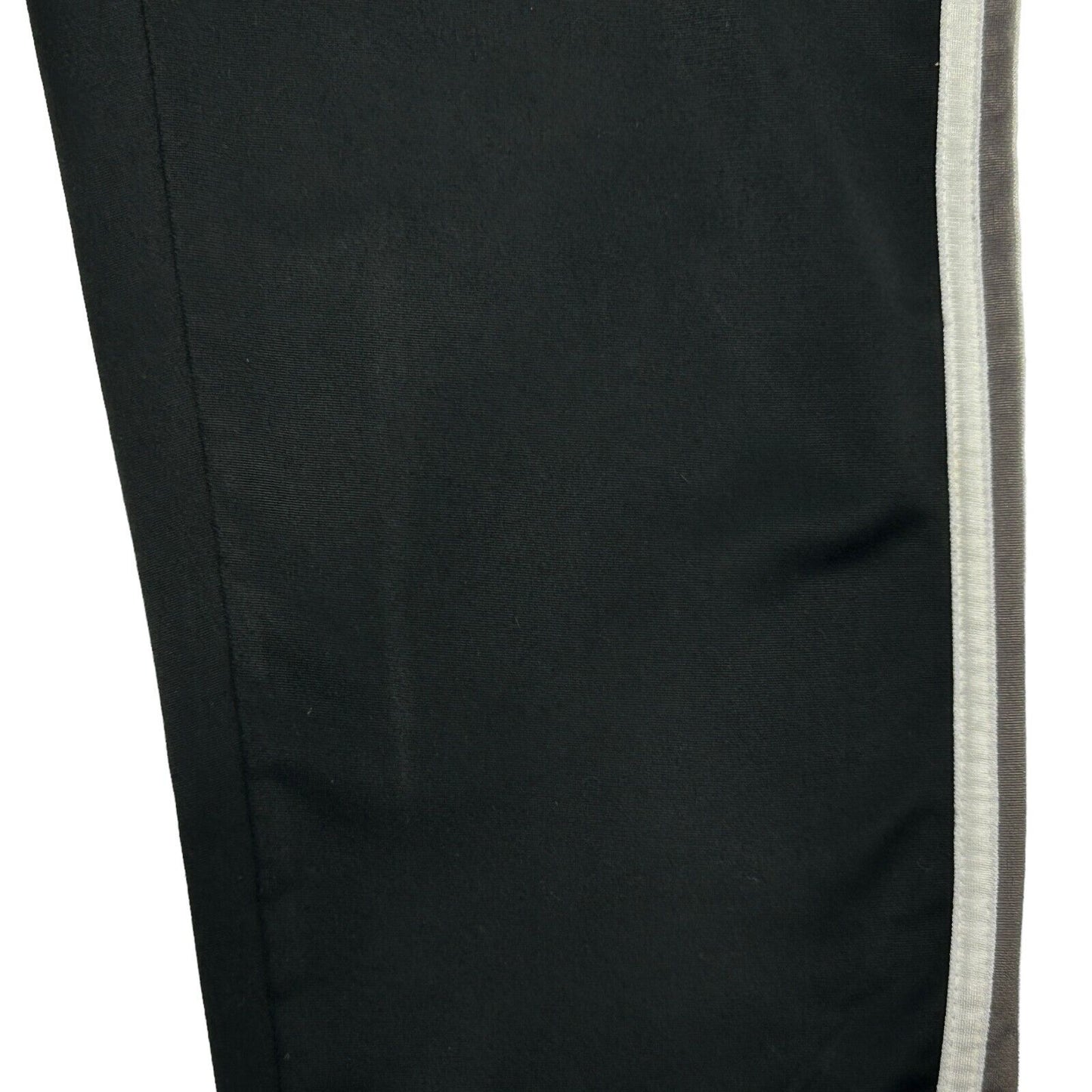Adidas Mens Track Pants Black Pockets Drawstring Elastic Waist Joggers Medium
