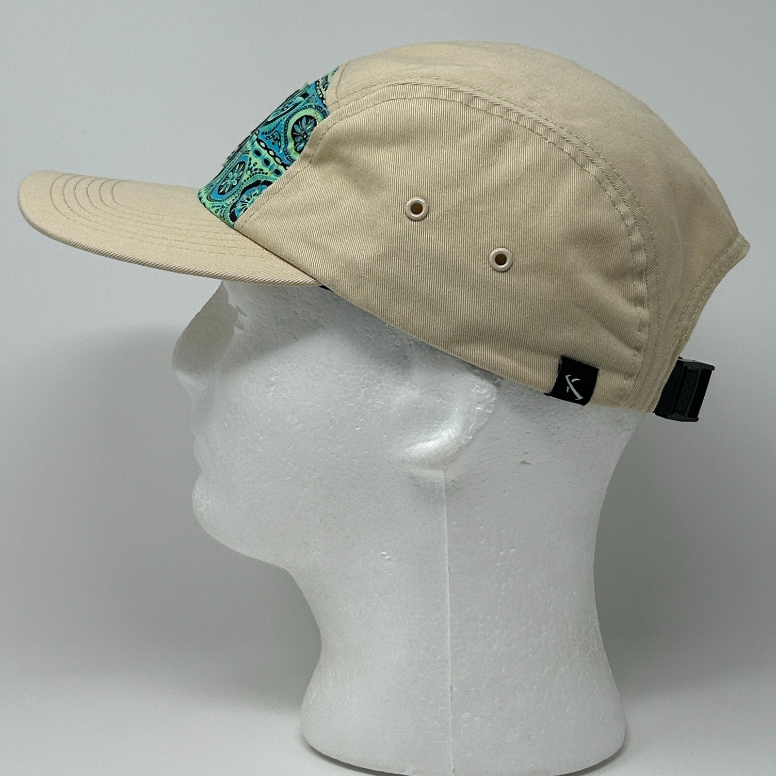 Lost Enterprises Camp Hat Baseball Cap 5 Panel Strapback Beige Surfer Surfing - Neon Vintage