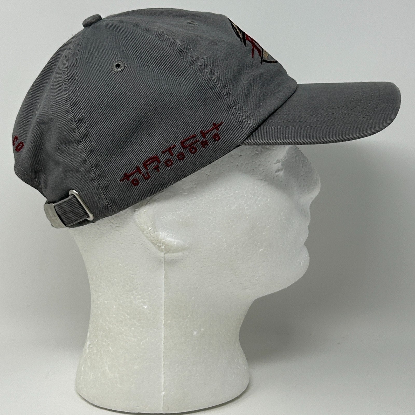 FRA Front Range Anglers Dad Hat Baseball Cap Fisherman Fishing Strapback Gray - Neon Vintage