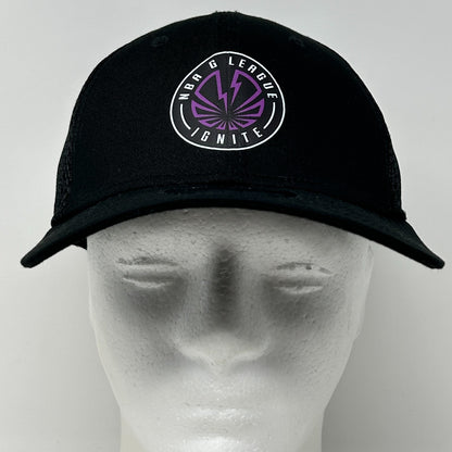 NBA G League Ignite Trucker Hat Cap New Era Las Vegas Black Flex Fitted S-M
