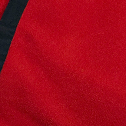 Vintage 90s Tommy Hilfiger Athletics Reversible Jacket Black Red Fleece XXL 2XL