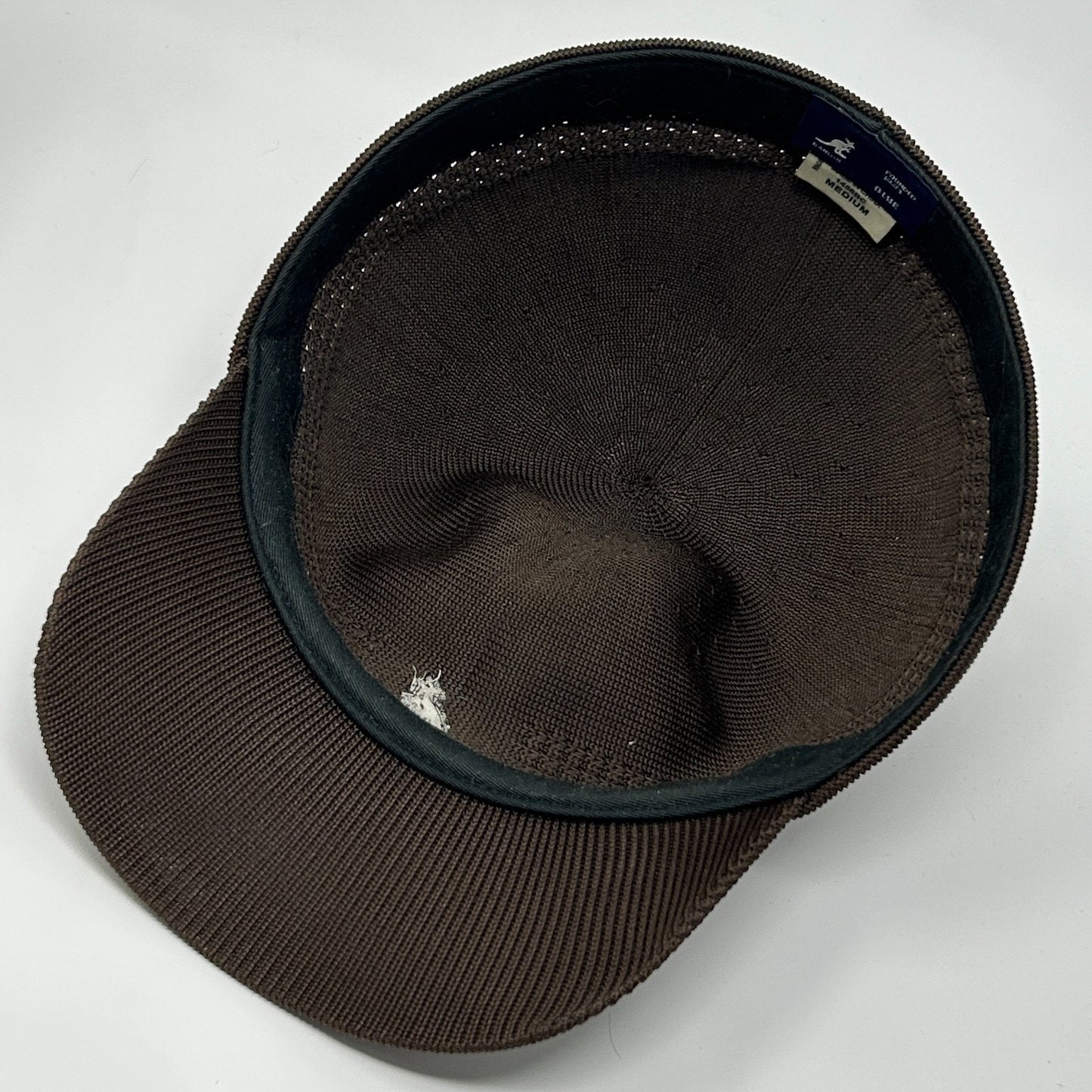 Kangol Tropic Ventair Spacecap Hat Baseball Cap Brown Flex Fitted Mens M Medium