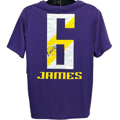 Camiseta de LeBron James de Los Angeles Lakers, talla XL, talla XL, camiseta NBA LA King para hombre, color morado