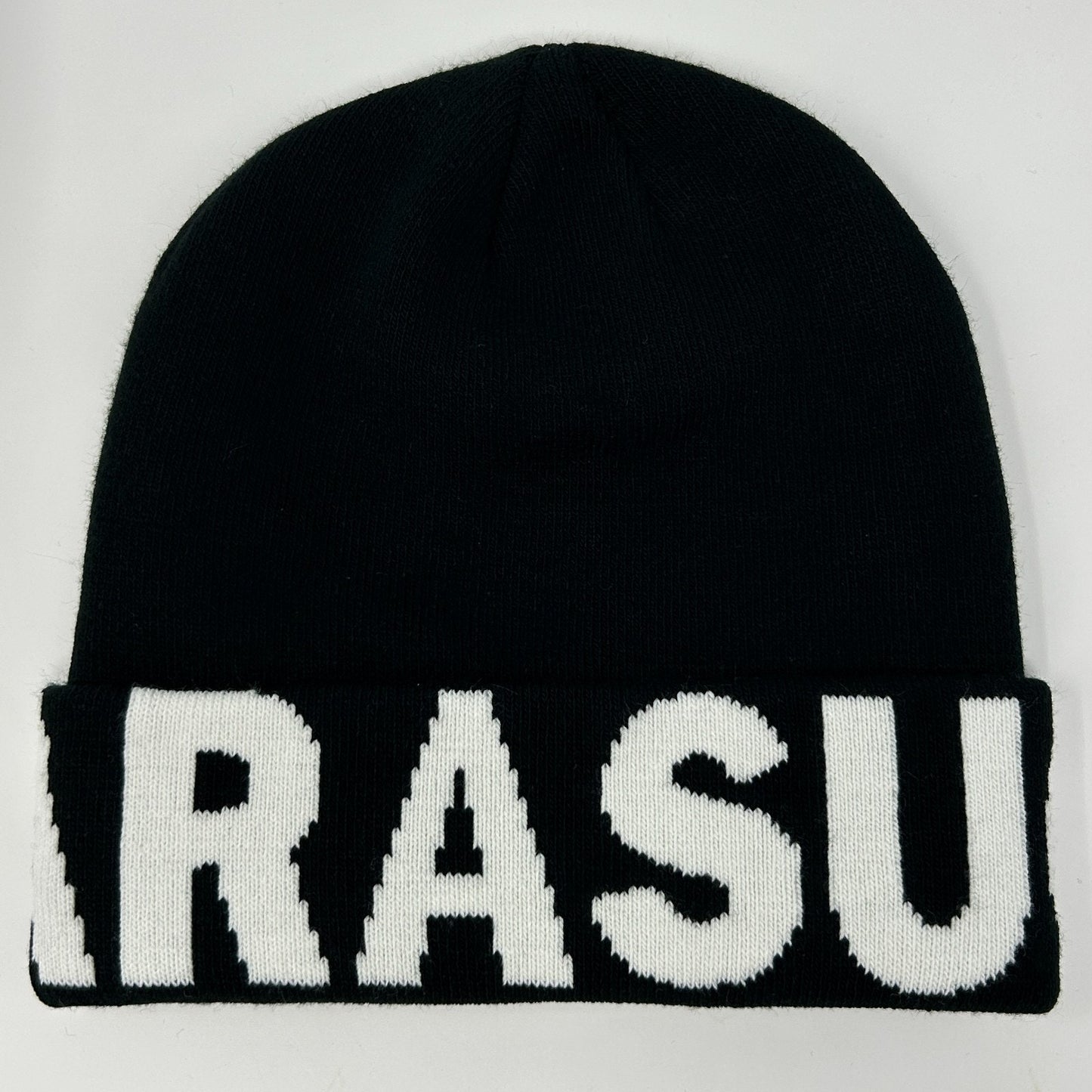 Parasuco Jeans Beanie Winter Hat Toque Streetwear Flip Cuffed Black