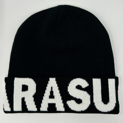 Parasuco Jeans Beanie Winter Hat Toque Streetwear Flip Cuffed Black