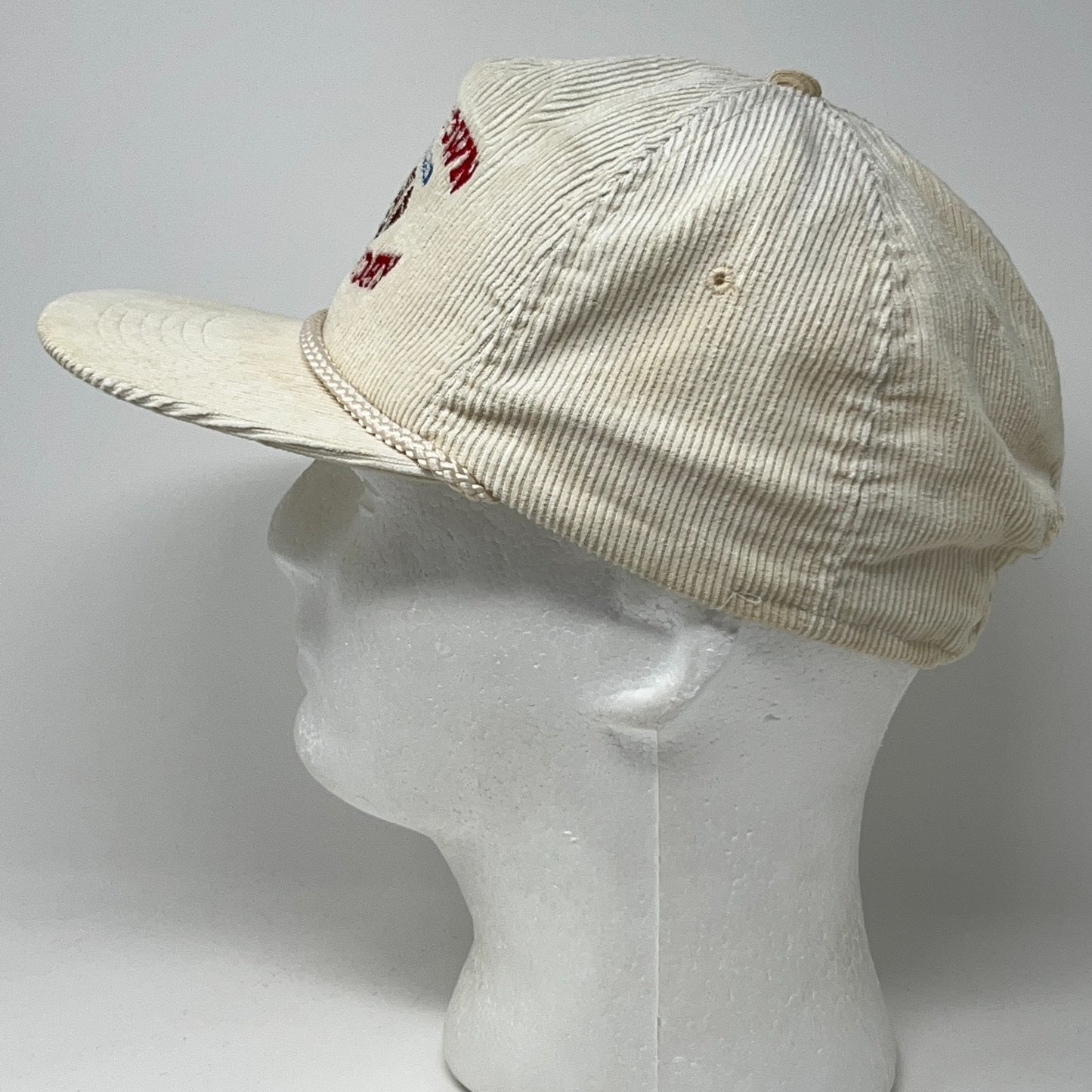 Vintage 90s Sams Town Las Vegas Super Bowl Hat Baseball Cap Commanders White