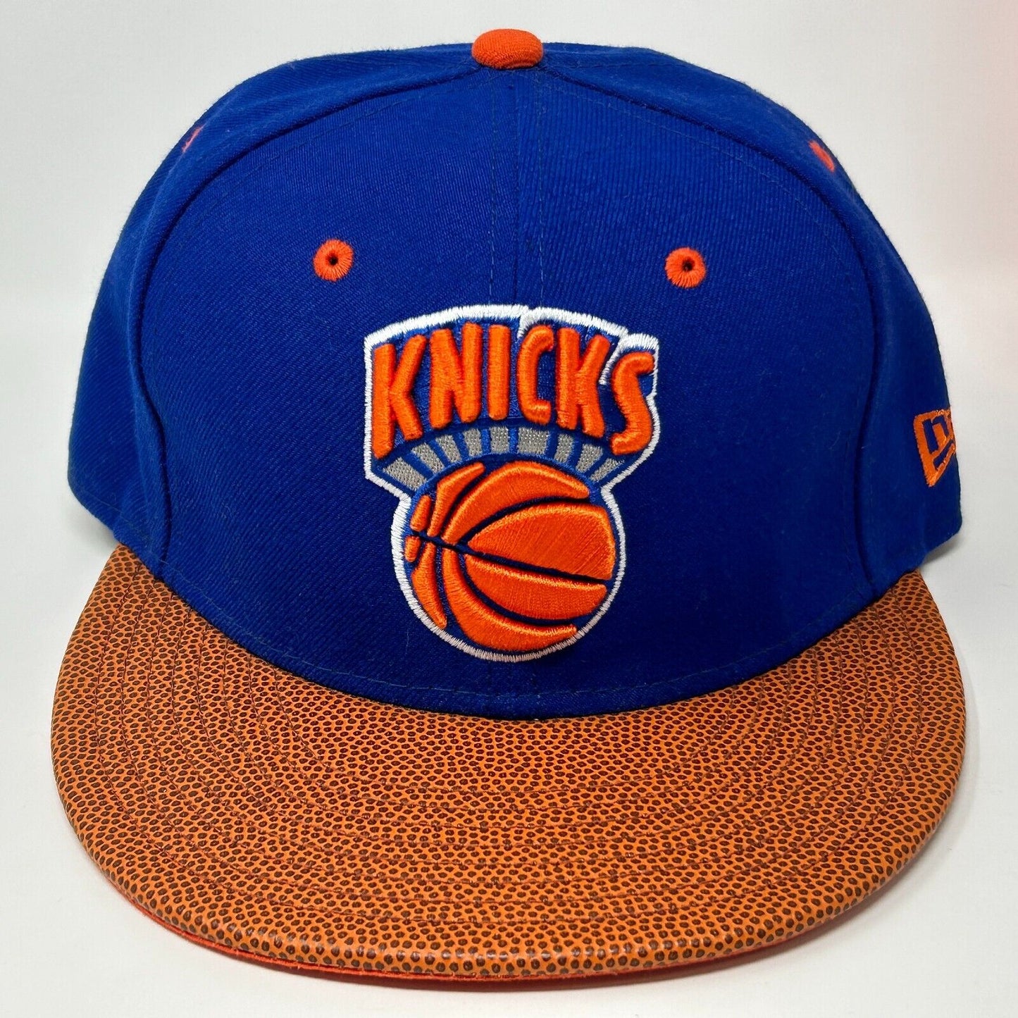 New York NY Knicks Hat Blue New Era NBA Basketball Strapback Baseball Cap M-L