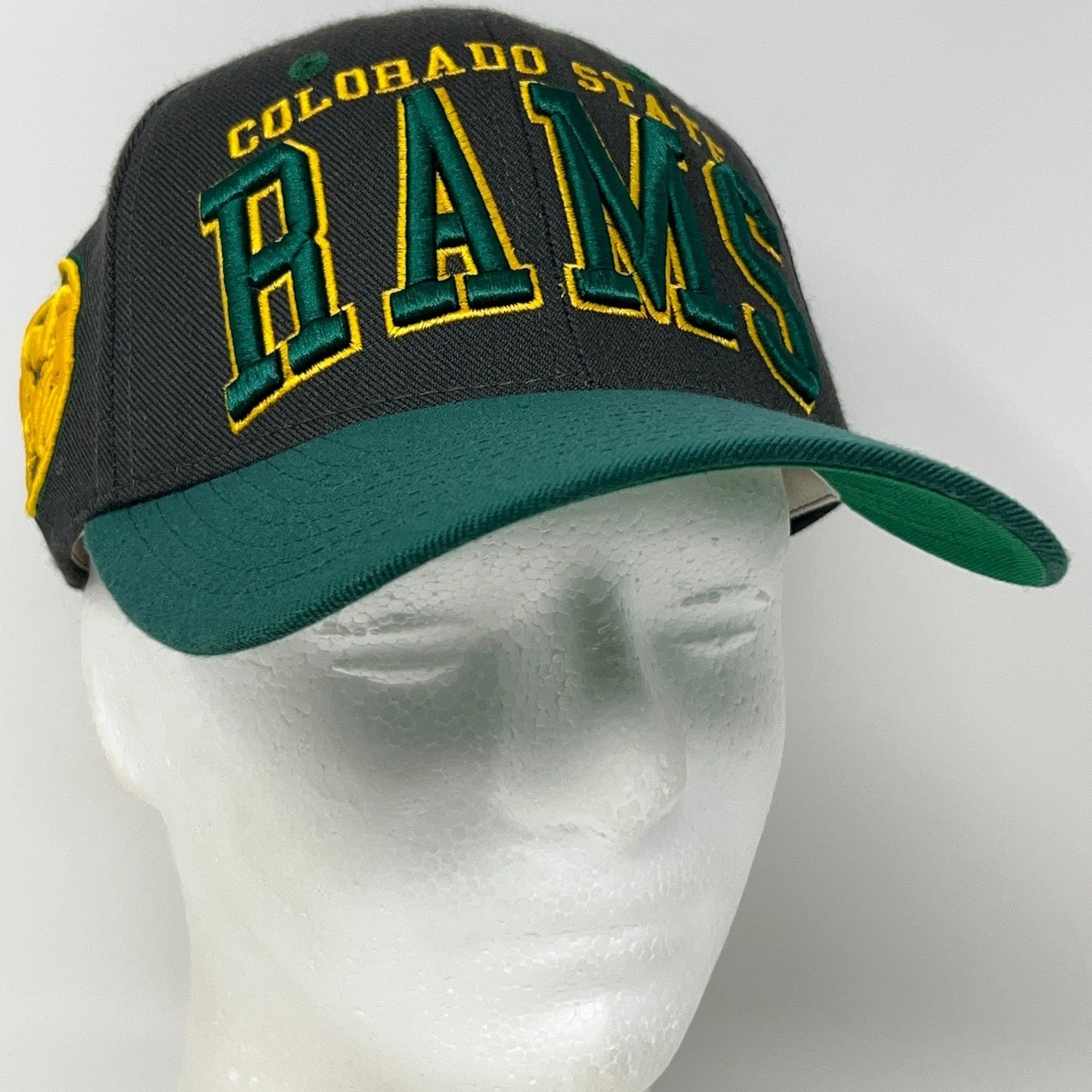 Colorado State Rams The Z Hat Baseball Cap CSU Zephyr Wool Blend Snapback Gray