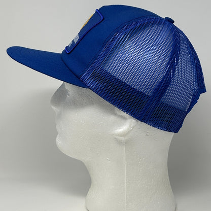 Vintage 80s NAPA Auto Parts Santa Rosa Trucker Hat Baseball Cap Snapback Blue