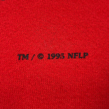 Vintage 90s San Francisco 49ers Sweatshirt XXL 2XL Red Lee Sport Made In USA