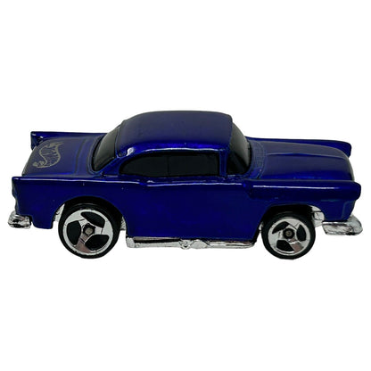 1955 Chevy Hot Wheels Collectible Diecast Car Blue Streak Chevrolet Vintage 90s