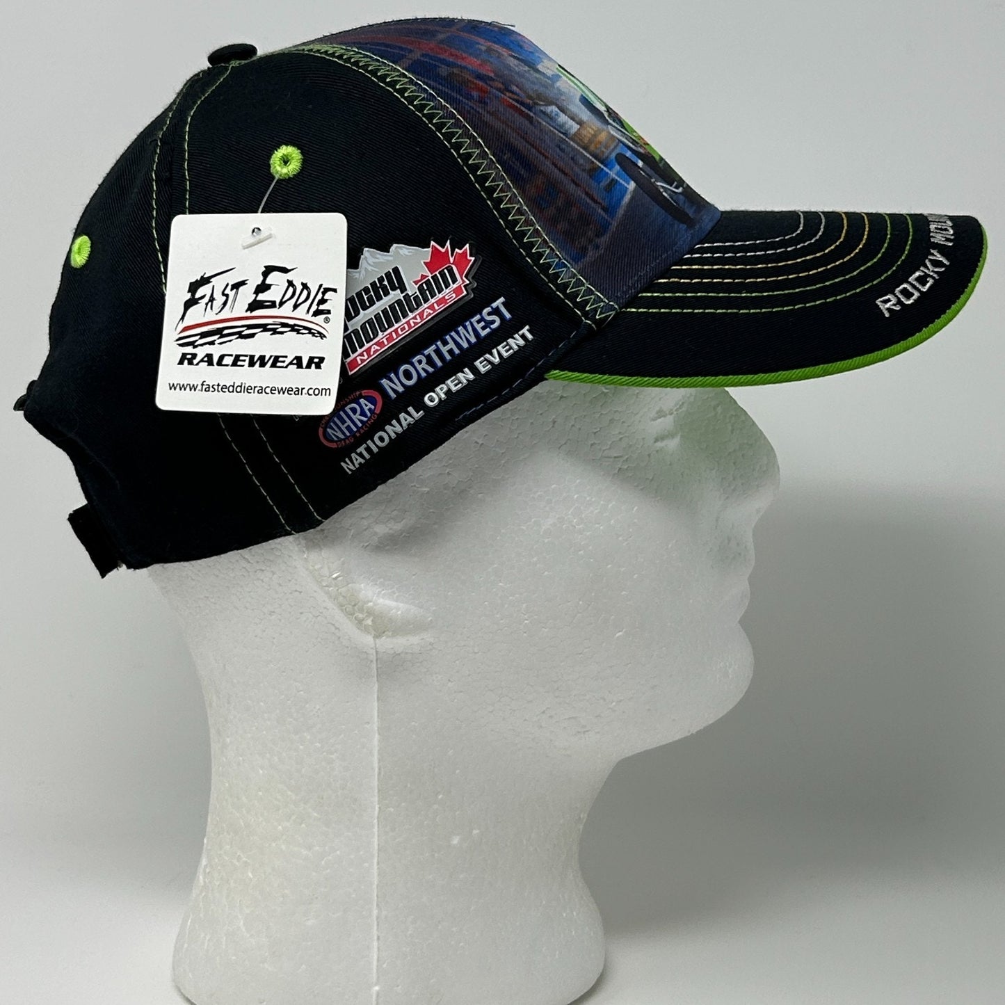 Rocky Mountain Nationals Drag Racing Hat Baseball Cap Mopar NHRA Strapback Black