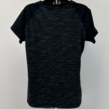 San Francisco SF Giants Womens T Shirt New Era MLB V Neck Black Tee XL X-Large