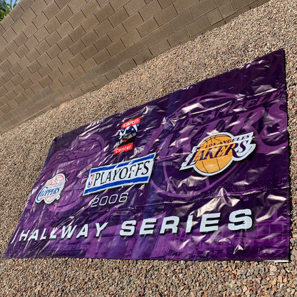 2006 LA Lakers Clippers Playoffs Hallway Series Stadium Banner Poster NBA 15x8ft