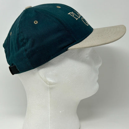 Vintage Planet Golf Baseball Hat Cap Golfing Golfer Strapback Six Panel Green