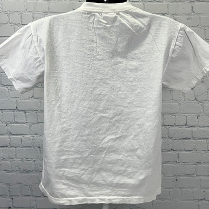 Vintage 90s Hollywood California T Shirt Tourist Films Movies White Tee M Medium
