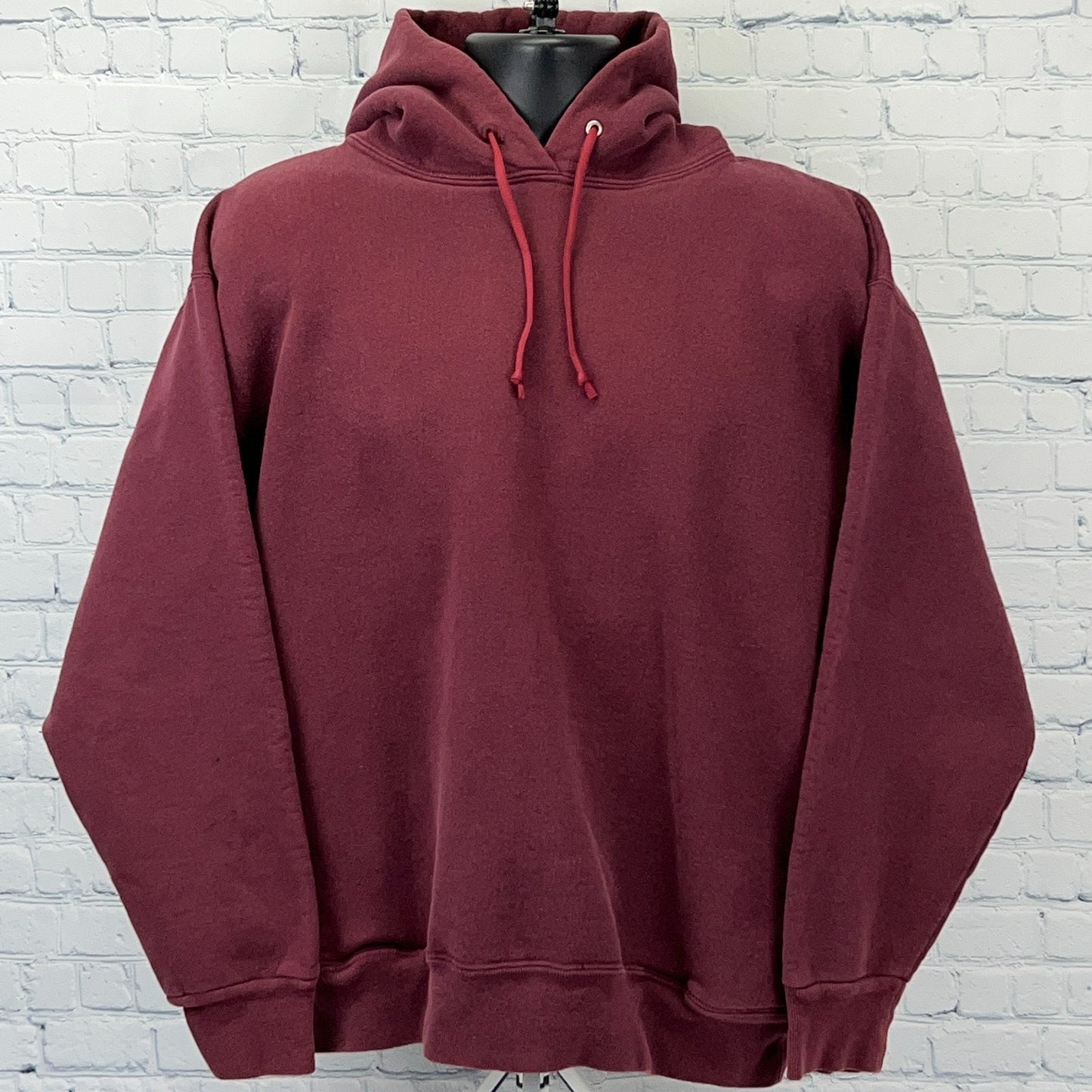 Vintage 90s Missouri Military Academy Hoodie Hooded Sweatshirt USA Red L Large