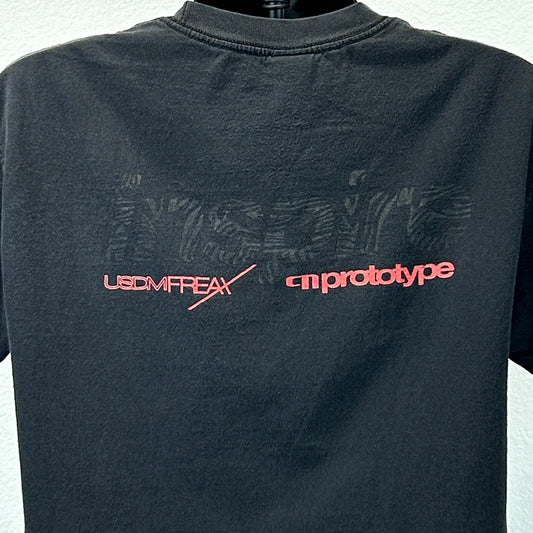 USDM Freax T Shirt Inspire Prototype Japanese Cars Made In USA Black Tee L Large