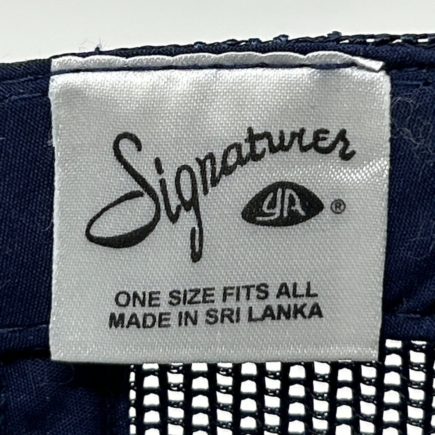 Vintage 90s Cool Great Awesome Dad Trucker Hat Cap Blue Father Mesh Snapback