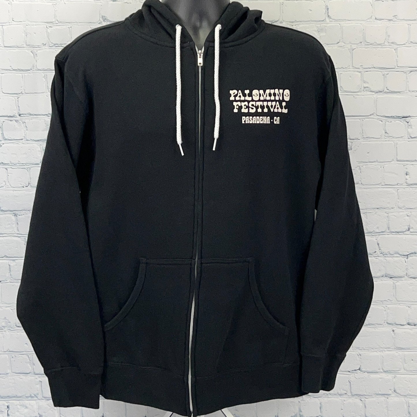 Palomino Festival 2022 Hoodie Hooded Sweatshirt Black Willie Nelson Mens L Large