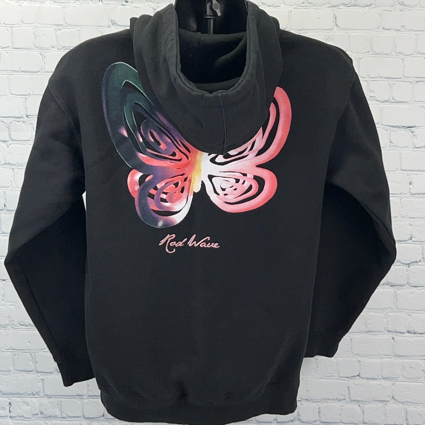 Rod Wave Beautiful Mind Hoodie Hooded Sweatshirt Black Rapper Hip Hop M Medium