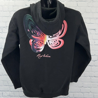 Rod Wave Beautiful Mind Hoodie Hooded Sweatshirt Black Rapper Hip Hop M Medium