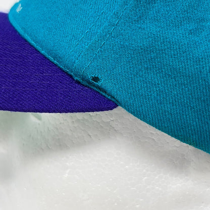 Vintage 90s Charlotte Hornets Hat Baseball Cap Wool NBA Basketball Snapback Blue