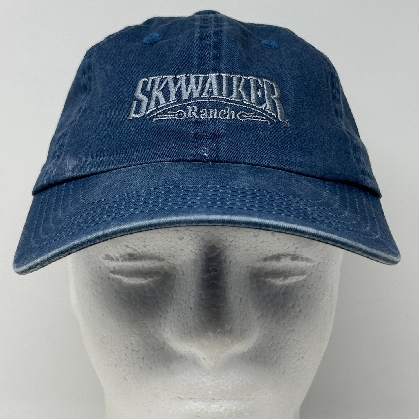 Skywalker Ranch Dad Hat Baseball Cap Star Wars Movie Film Studio Strapback Blue