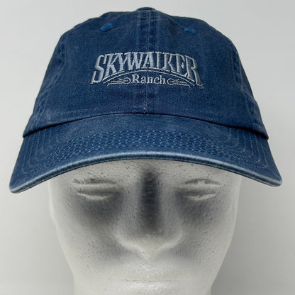 Skywalker Ranch Dad Hat Baseball Cap Star Wars Movie Film Studio Strapback Blue