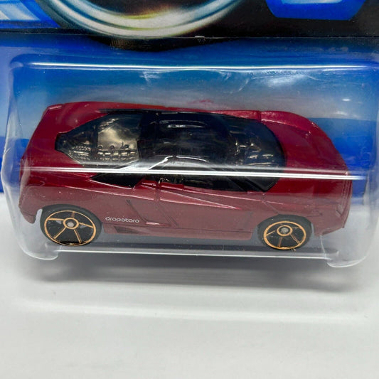 Cadillac Cien Concept Hot Wheels Diecast Car Red Dropstars FTE 2006 Vehicle New