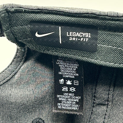 Nike Golf Hat Baseball Cap Golfer Golfing Legacy91 Dri-Fit Strapback Gray - Neon Vintage