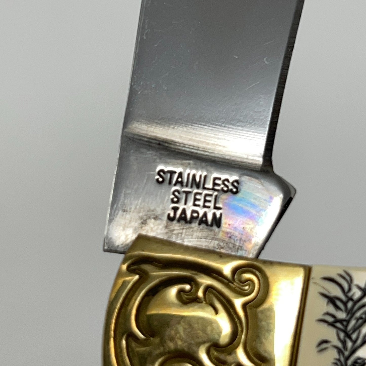 Vintage Bald Eagle Pocket Folding Knife American International Mint Japan