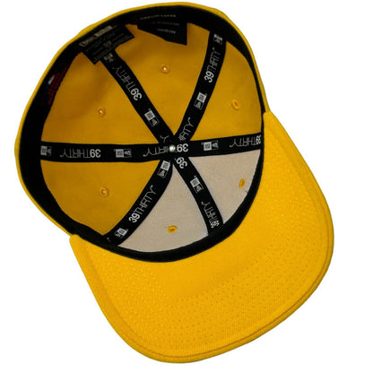 New York NY Yankees Hat Yellow New Era 39Thirty MLB Baseball Cap Fitted Size M/L