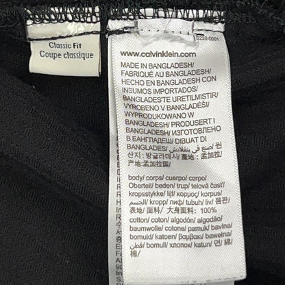 Calvin Klein Jeans Corduroy Shirt Black Button Up Long Sleeve Mens XXL 2XL