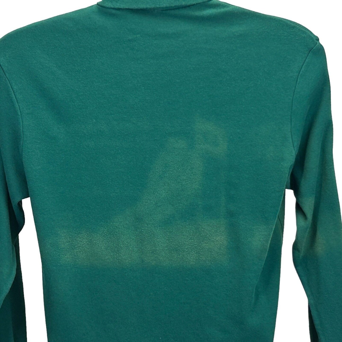 Vintage T-Shirt Green Large Back View skiing t shirt