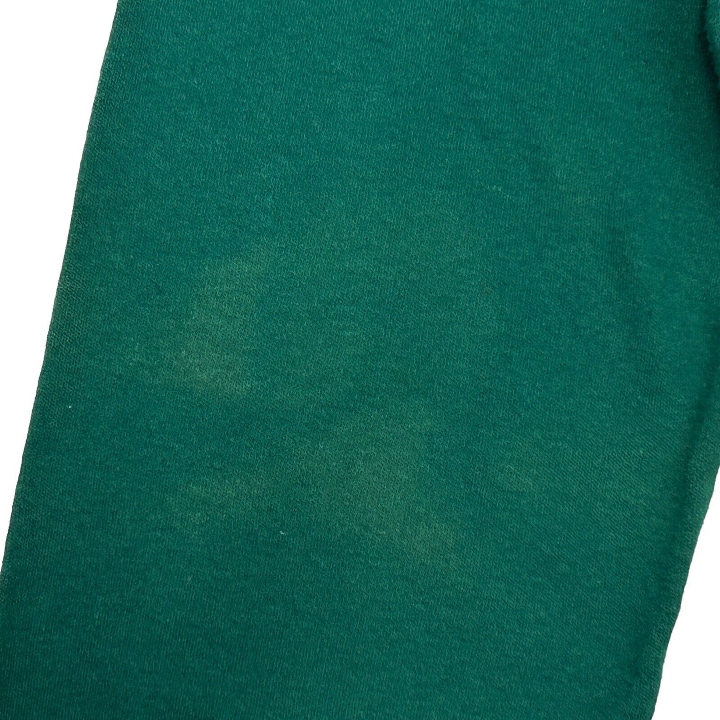 Vintage T-Shirt Green Large Front View skiing t shirt