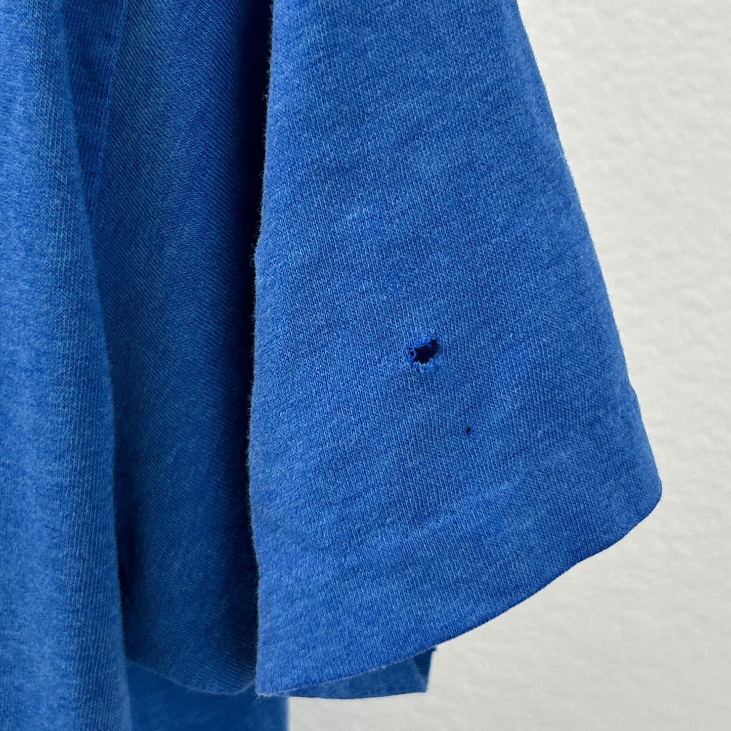 Vintage Distressed McIntyre Madness T Shirt Mens XL X-Large Blue 80s JS Browns