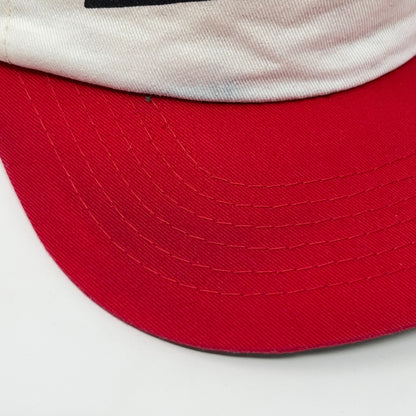Vintage 90s Arkansas Razorbacks Hogs Hat Snapback White Red NCAA Baseball Cap