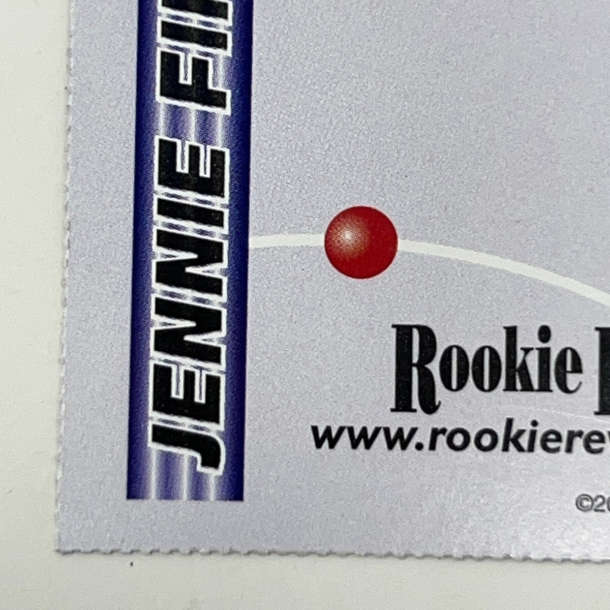 Vintage 2003 Jennie Finch Autographed Rookie Review Signed USA Softball Card 72