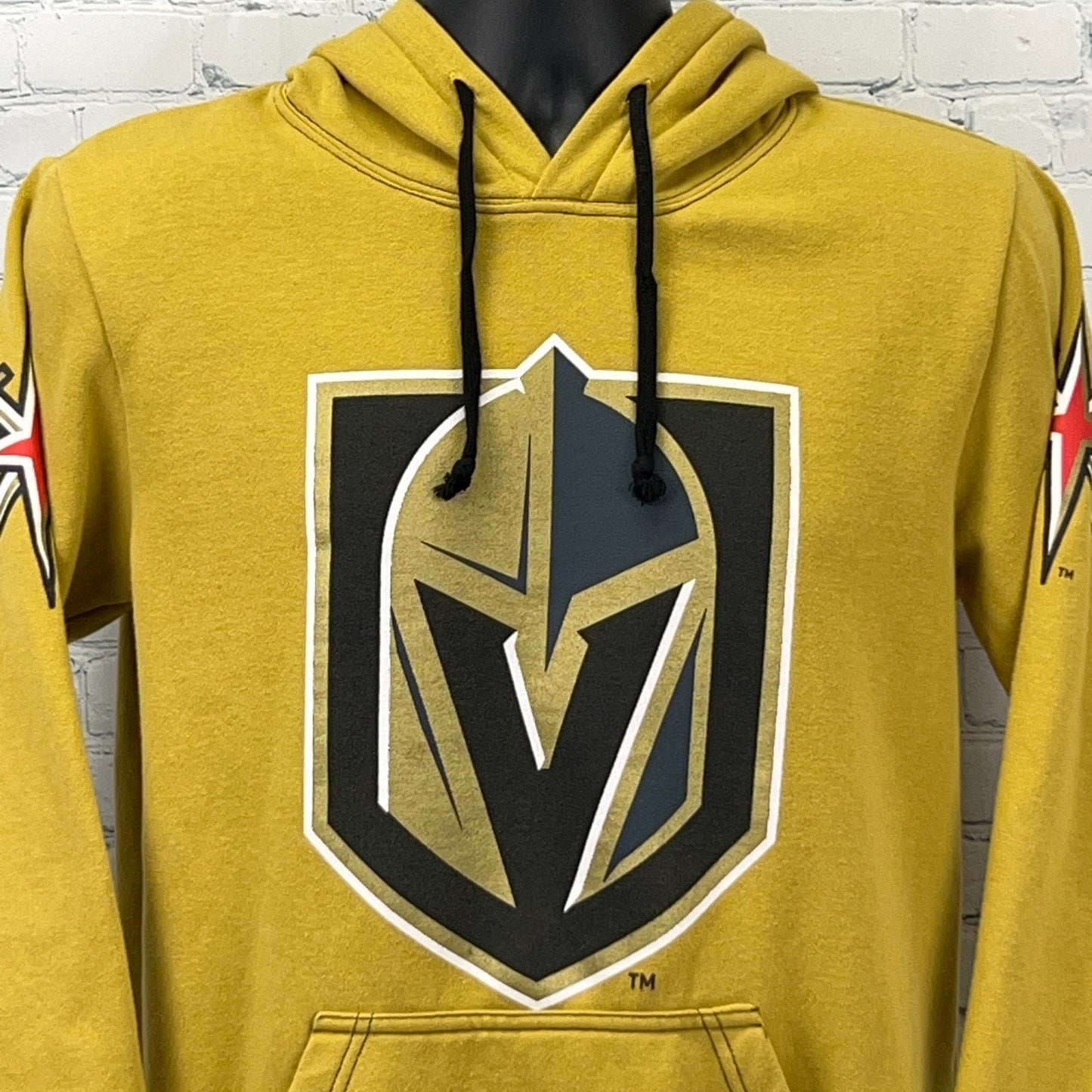 Las Vegas Golden Knights Hoodie Hooded Sweatshirt NHL Hockey Yellow S Small