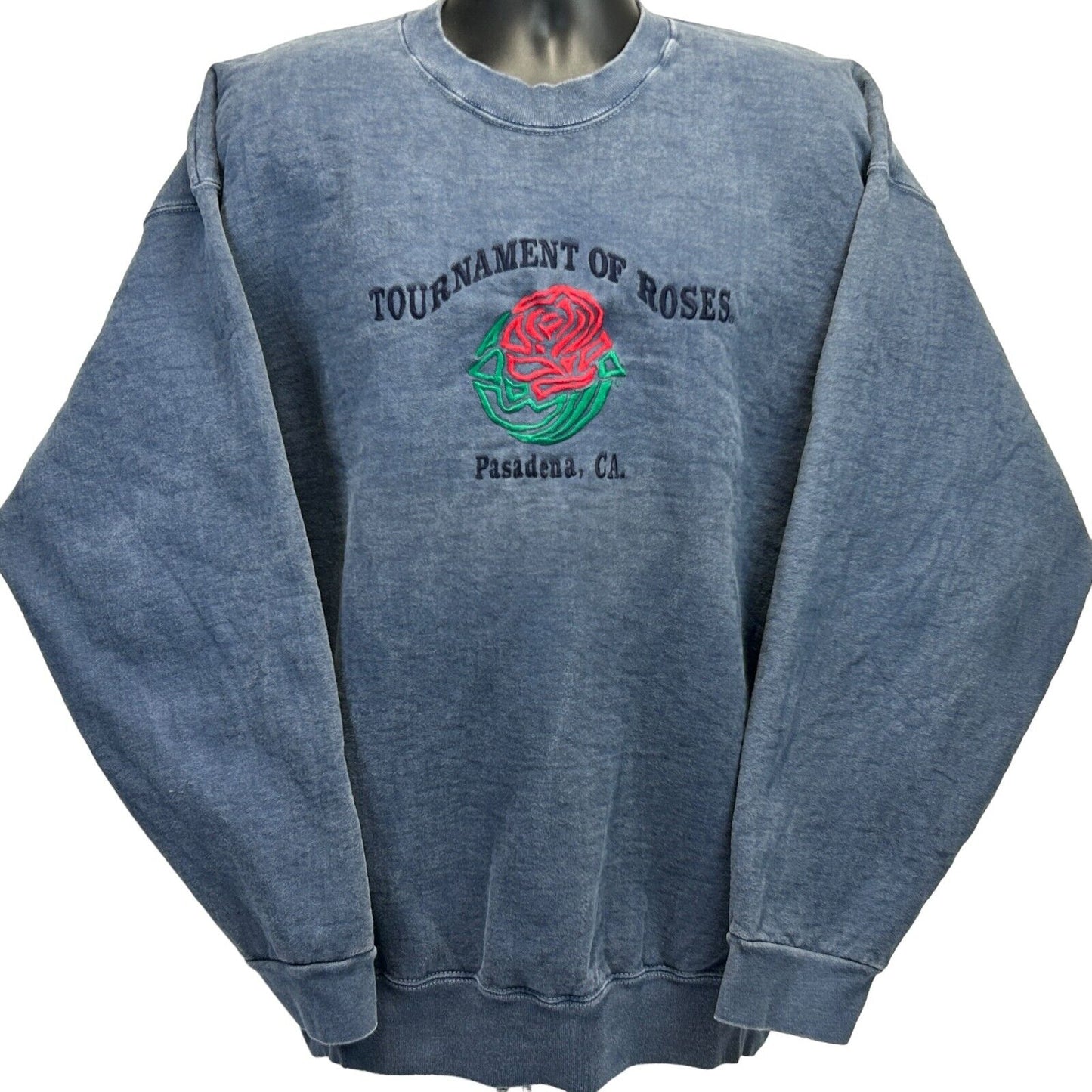 Tournament of Roses Vintage Sweatshirt X-Large Pasadena California 90s Mens Blue