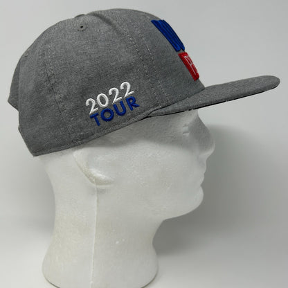 Dude Perfect 2022 Tour Hat Baseball Cap YouTube 6 Panel Snapback Gray