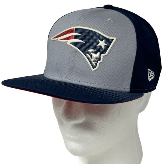 New England Patriots Hat Gray Blue Gradient New Era NFL Snapback Baseball Cap