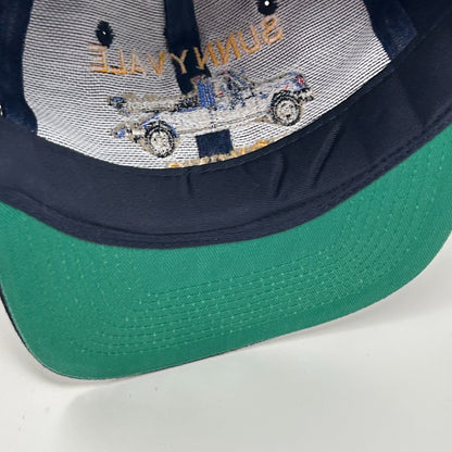 Vintage 90s Sunnyvale Towing Hat Baseball Cap Blue Tow Truck California Snapback