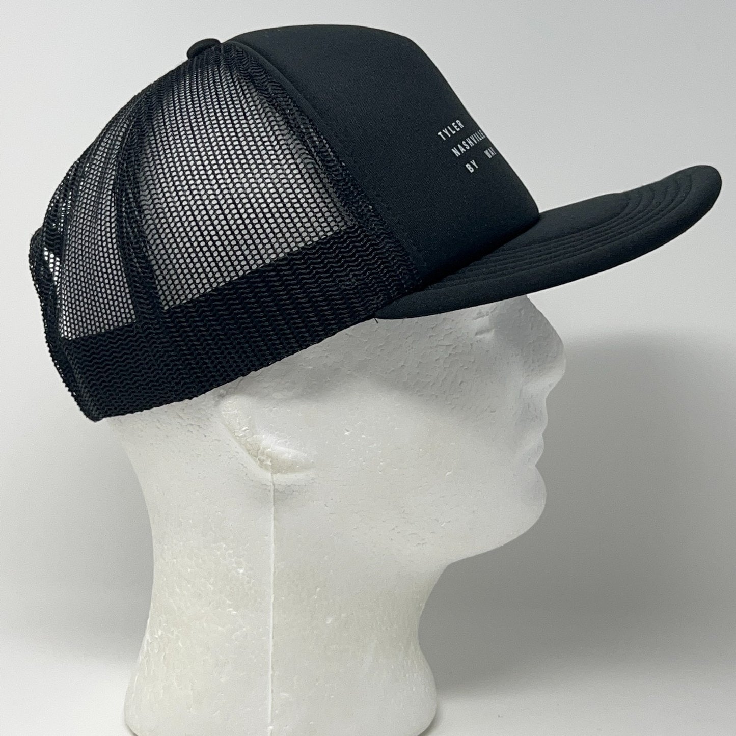 Tyler Hubbard Nashville Via Georgia Trucker Hat Baseball Cap Mesh Snapback Black