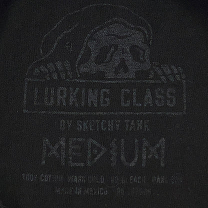 Lurking Class Sketchy Tank Free Your Mind Skull T Shirt M Medium Black Skater